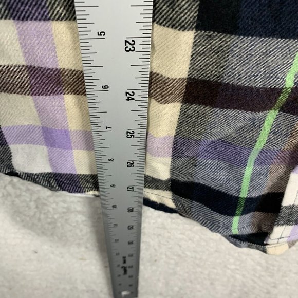 Alpine Design Shirt Men's Medium Multicolor Plaid Cotton Flannel Button-Up 7012 - Picture 5 of 8